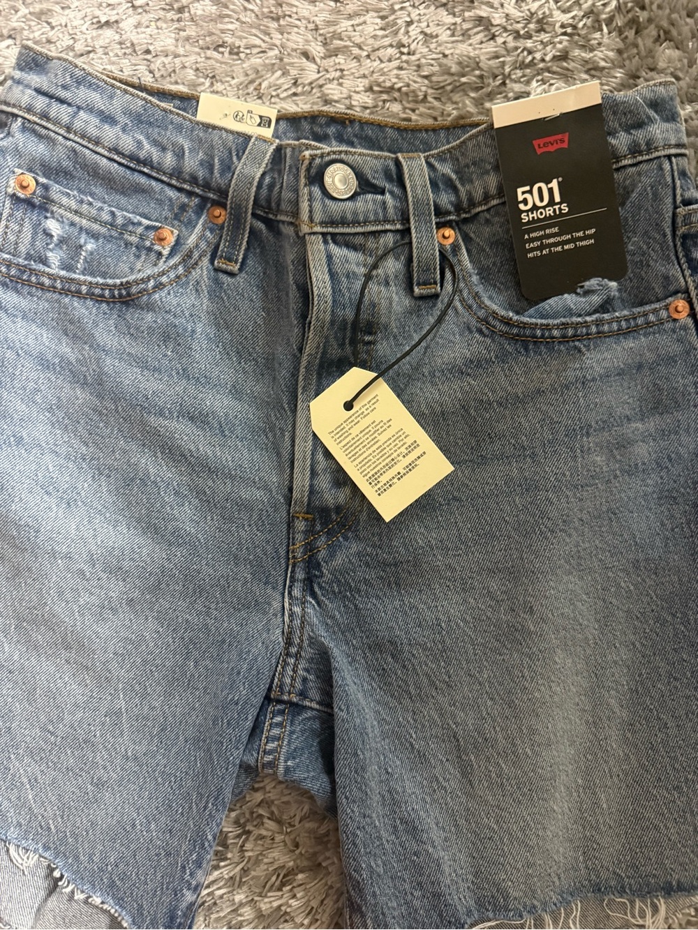 Levi's 501 Men’s Light Blue Straight Denim Jeans